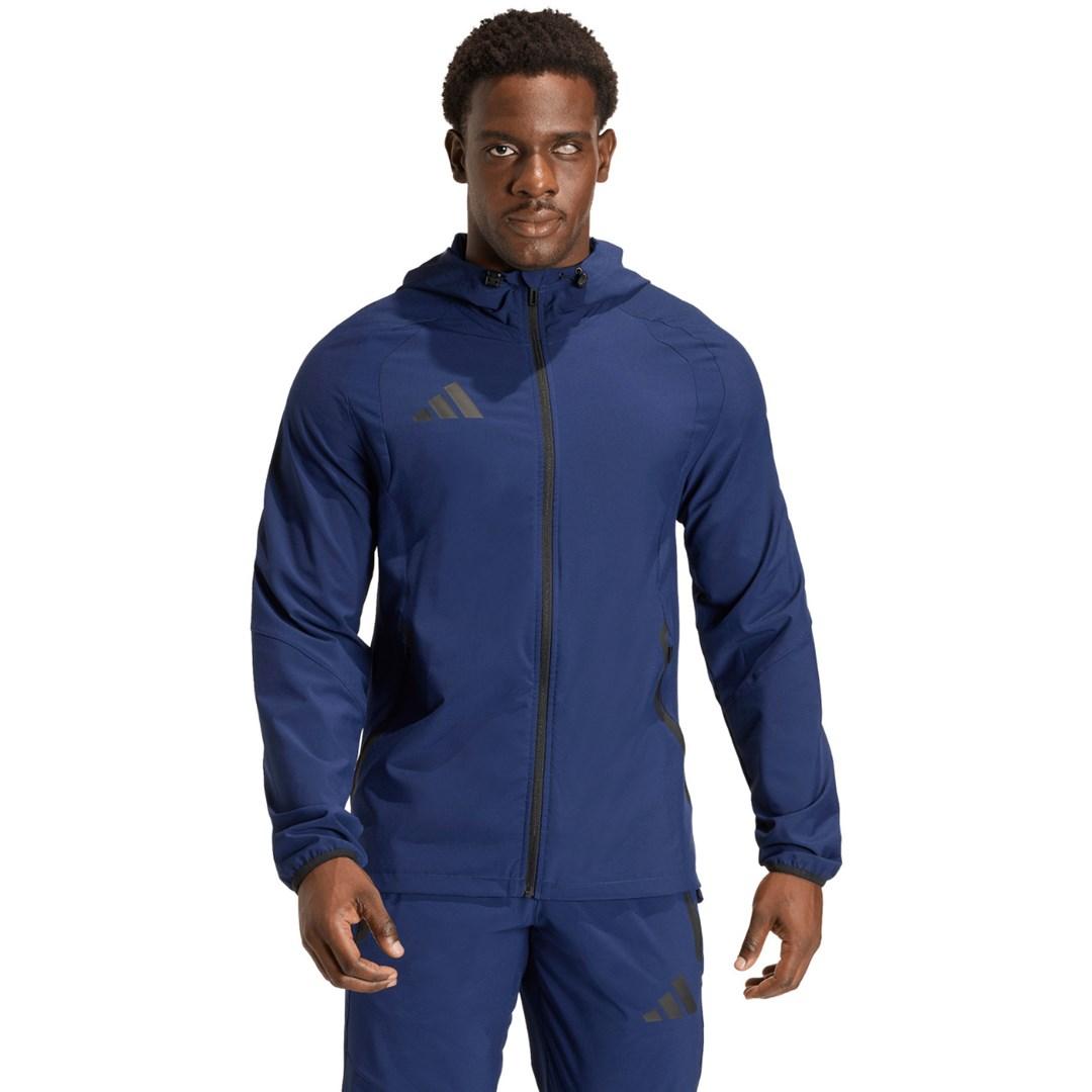adidas Tiro 26 Travel vindjakke til herrer - mørkeblå, str. S