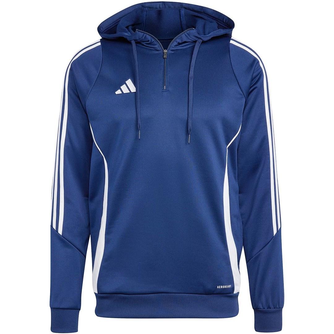 adidas Tiro 24 træningshoodie blå IR9398