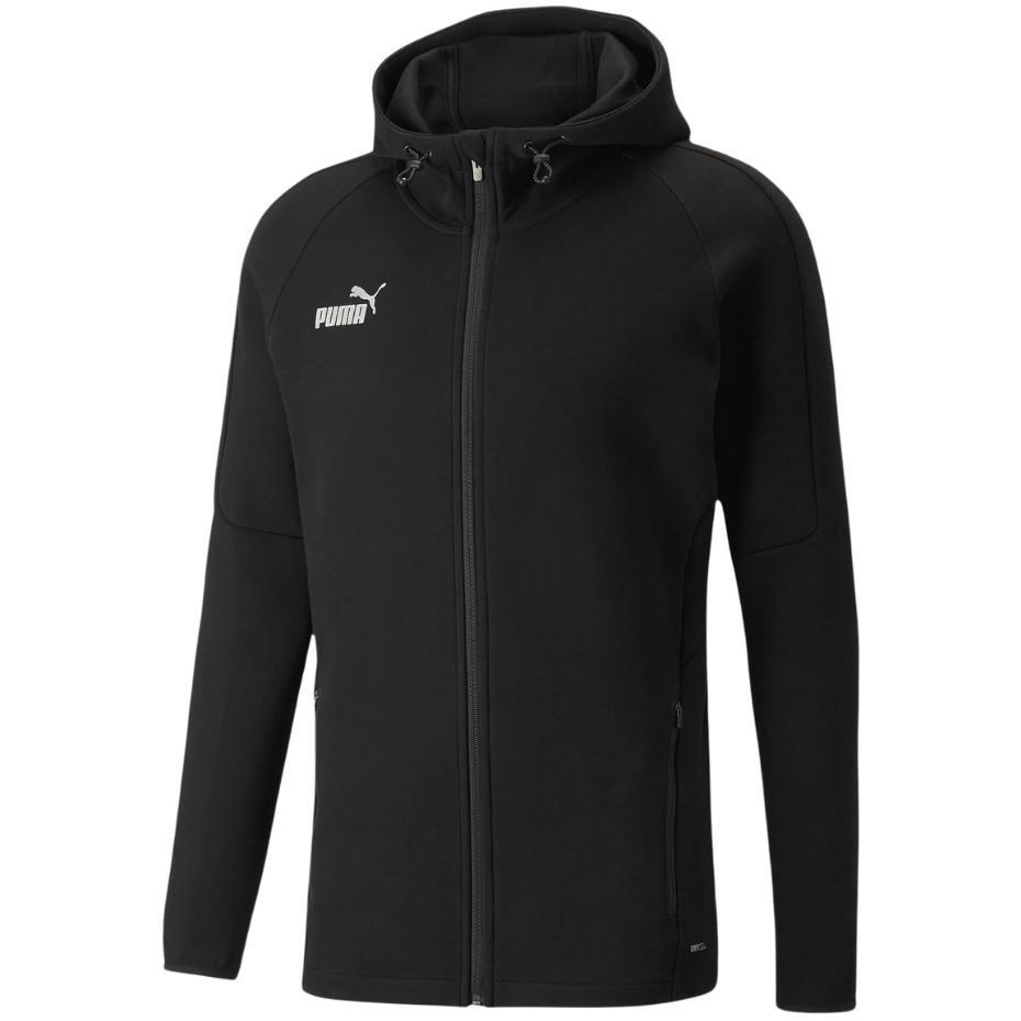 PUMA teamFINAL Casuals hættejakke til mænd - sort
