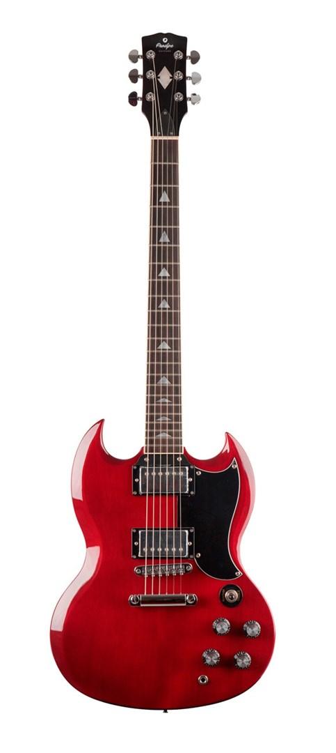 Prodipe Guitars GS300 WRNC elguitar rød