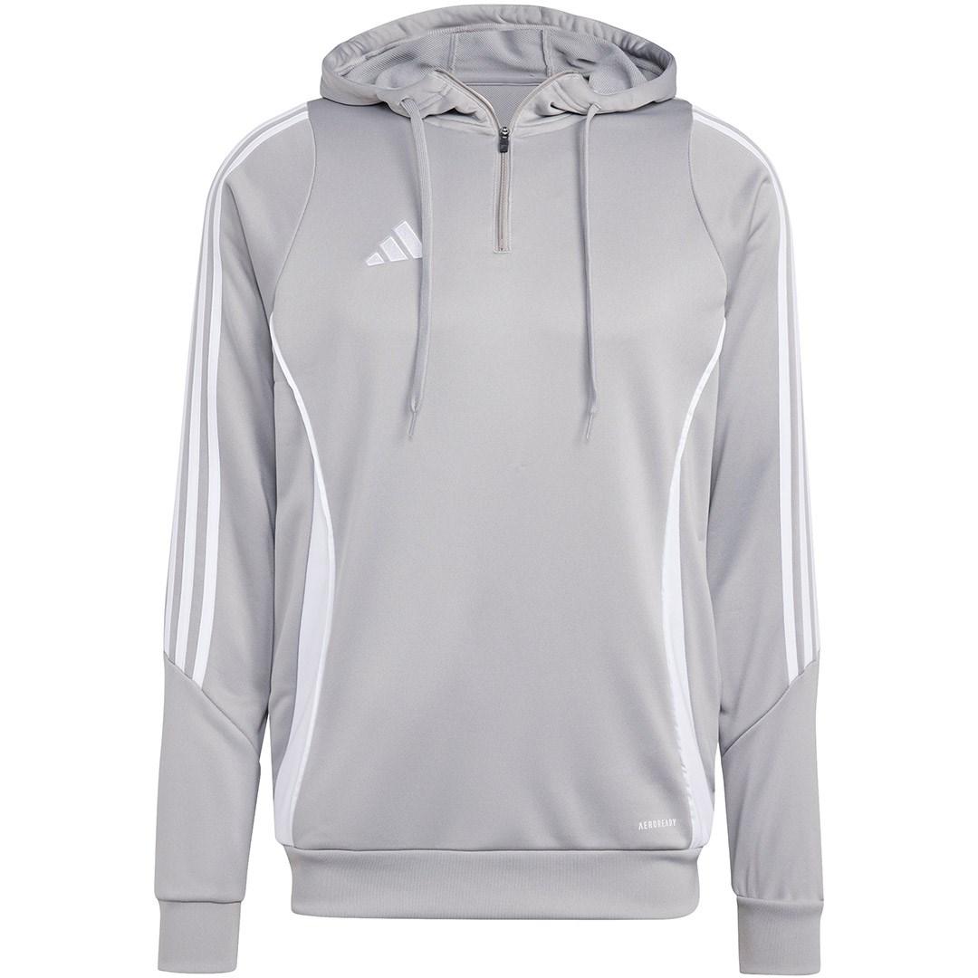 adidas Tiro 24 træningshoodie med hætte grå
