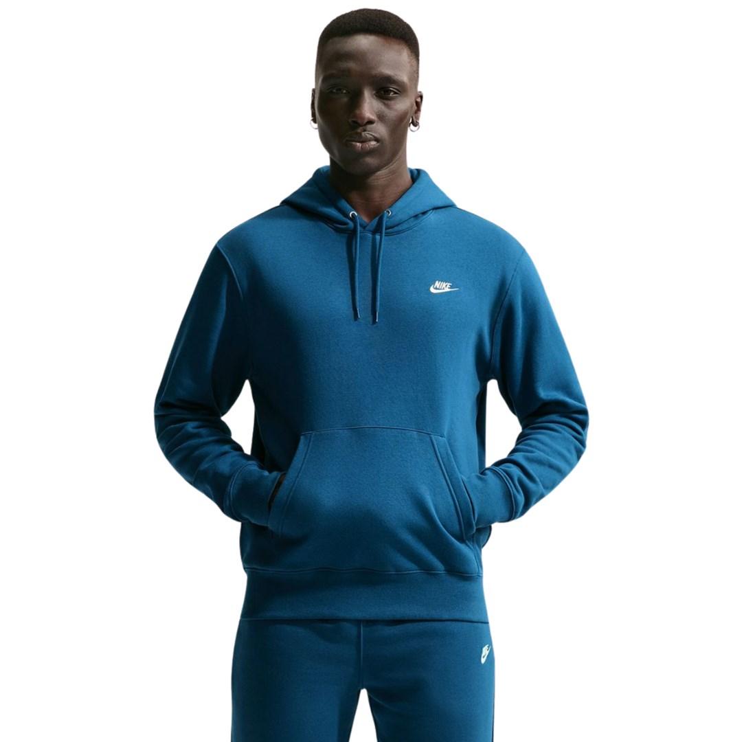 Nike Club BB hættetrøje til herre blå XL