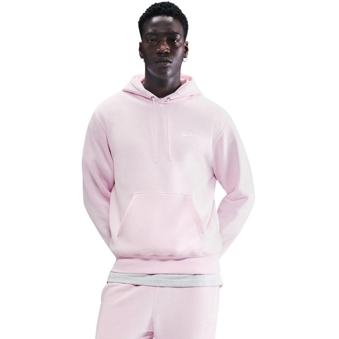 Nike Club BB hættetrøje til herre lyserød XL