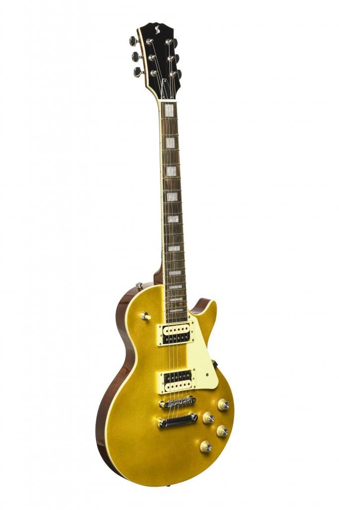 Stagg SEL-STD Gold elguitar