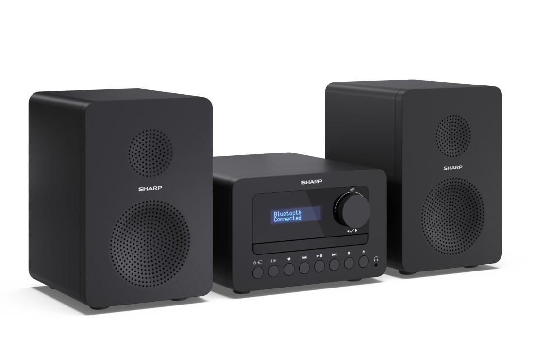 Sharp TOKYO DAB+ Hi-Fi mikrosystem 40 W - sort