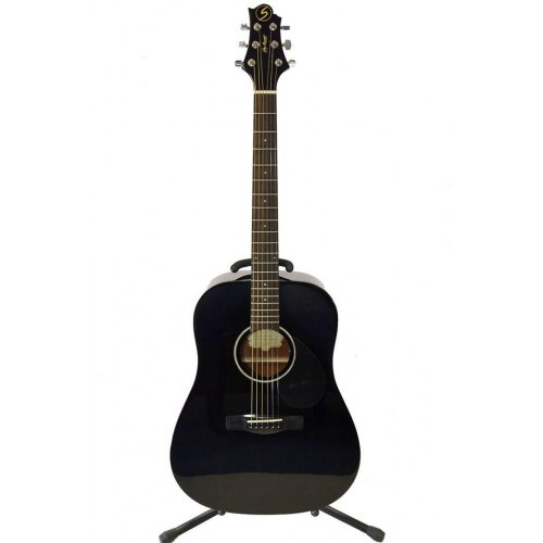 Samick D-1 BK akustisk guitar - sort