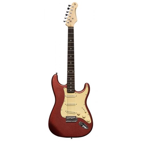 Stagg SES-30 CAR elguitar rød