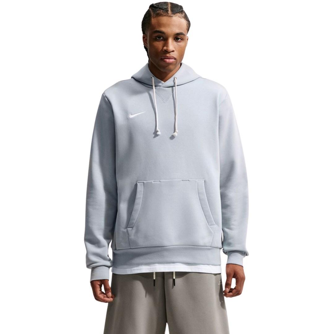 Nike Dri-FIT Standard Issue hættetrøje herre lysegrå str. L