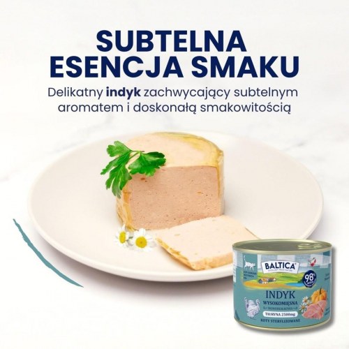 BALTICA Smaki Regionów Kalkun Mono vådfoder til kat 400 g