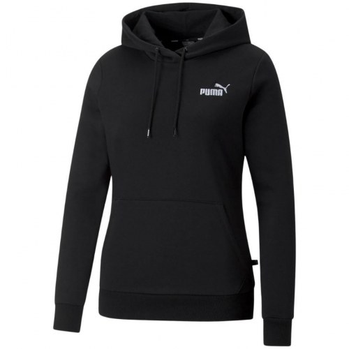 Puma ESS+ Embroidery Hoodie FL hættetrøje sort