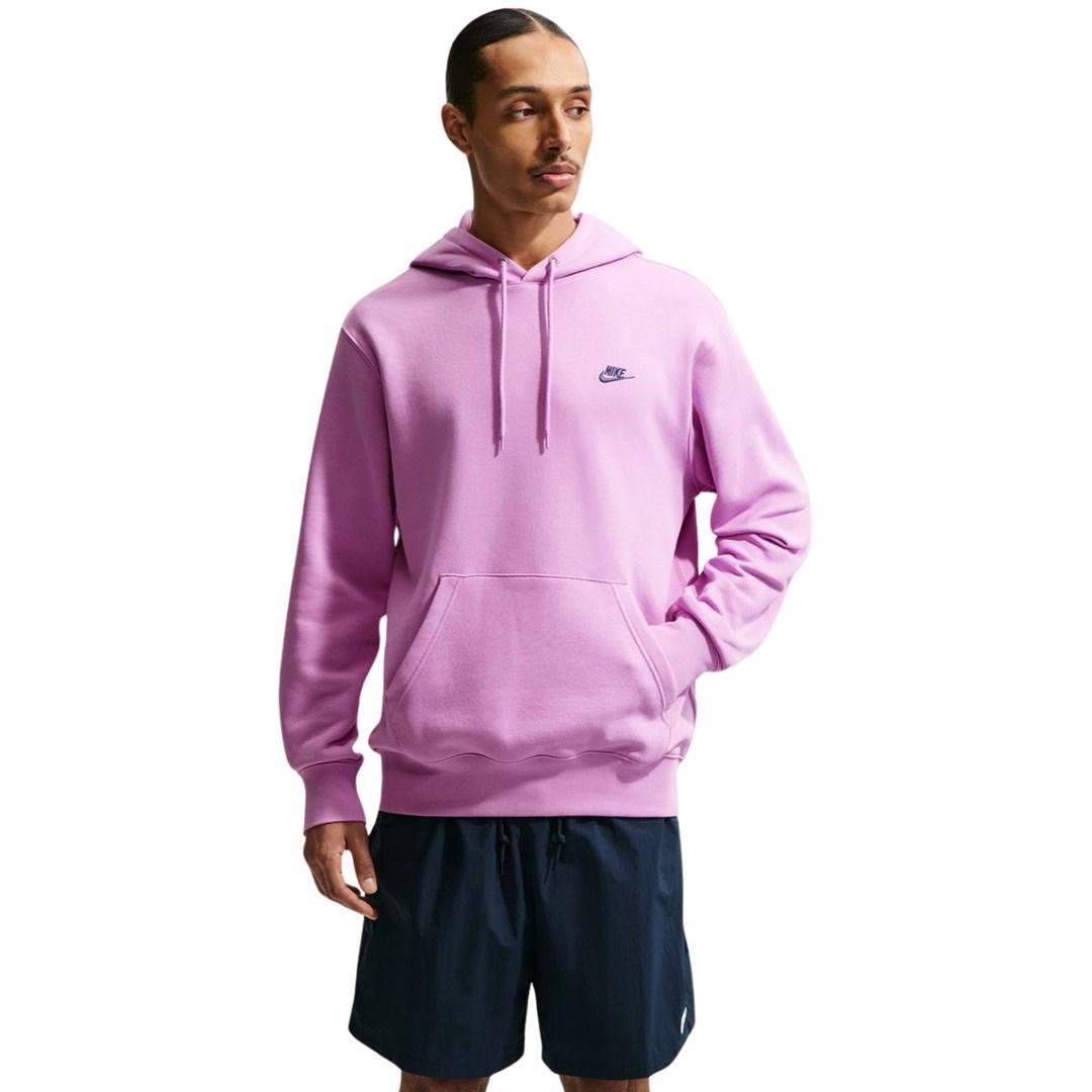 Nike Club BB hættetrøje herre rosa str. M