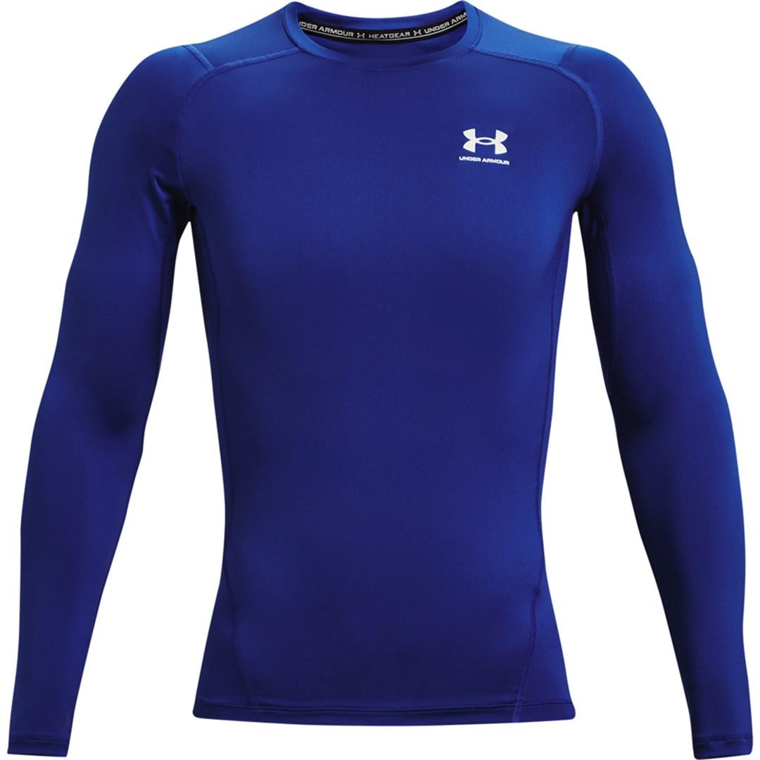 Under Armour HeatGear Armour Comp langærmet herre T-shirt blå