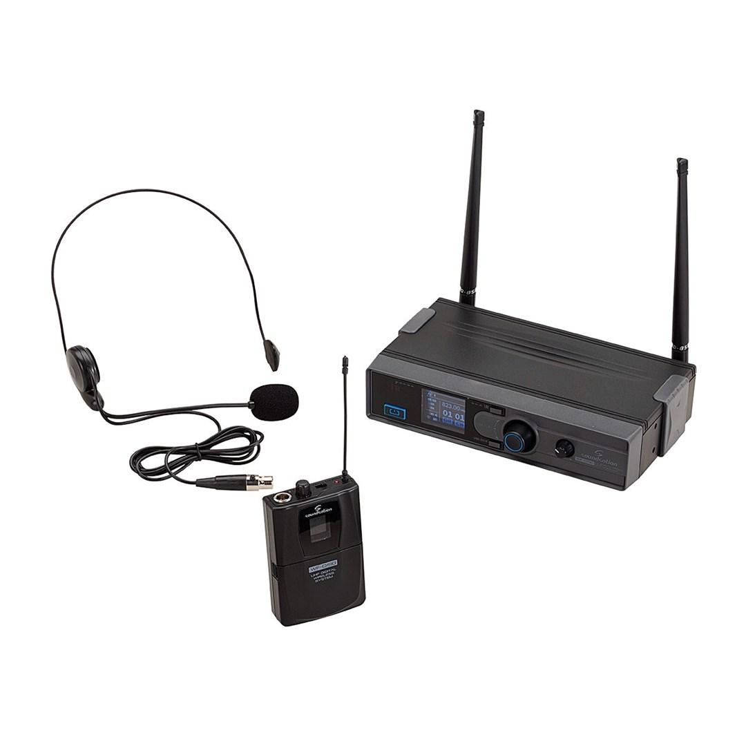 Soundsation WF-D190P trådløst UHF-mikrofonsystem med headset