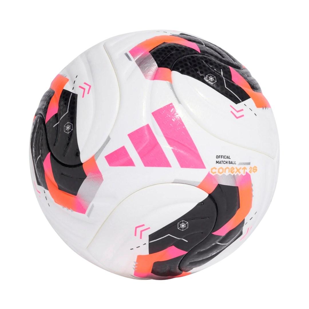 adidas Conext 26 Pro fodbold str. 5 - hvid, rosa og sort