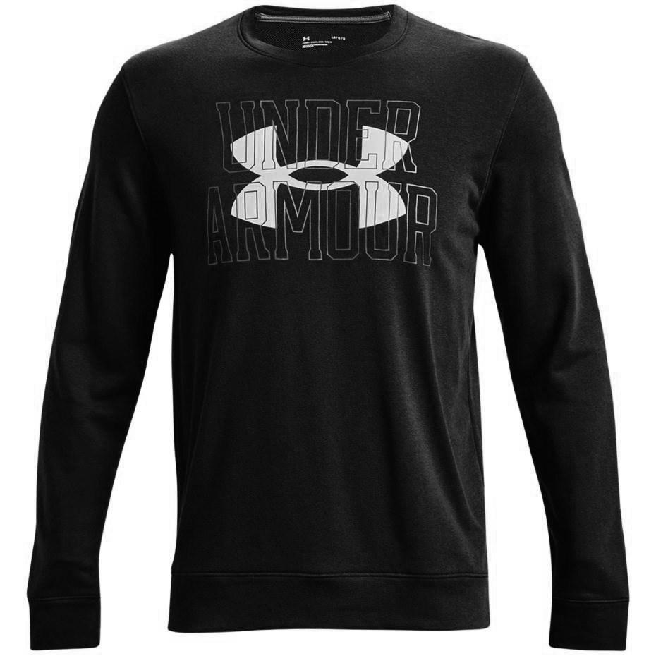 Under Armour UA Rival Terry Logo Crew herre sweatshirt - sort