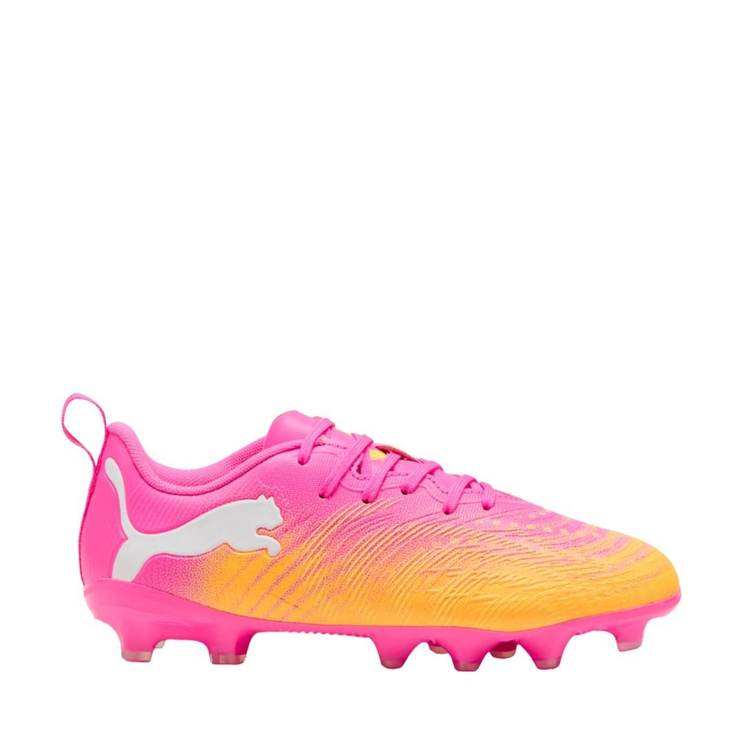 Puma Future 9 Play FG/AG børne fodboldstøvler str. 37 - pink/orange