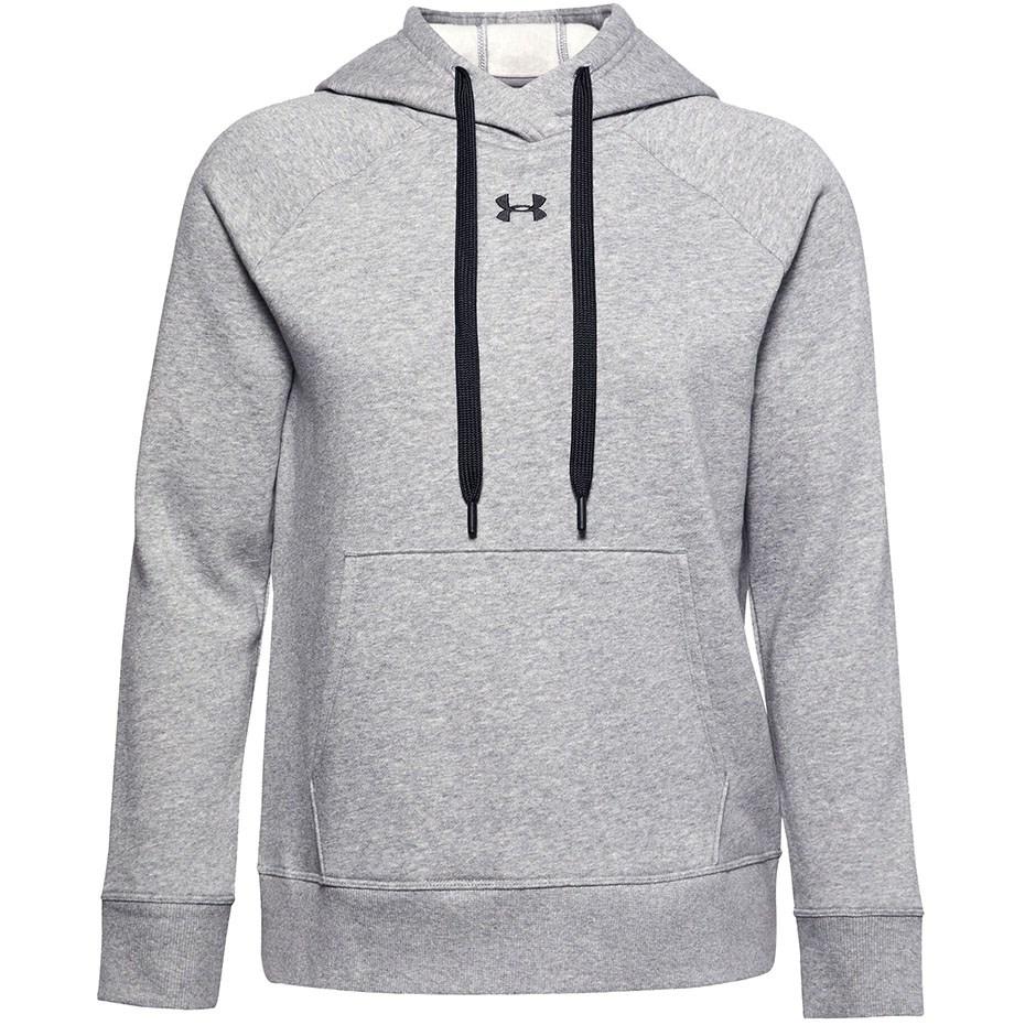 Under Armour Rival Fleece dame hoodie grå