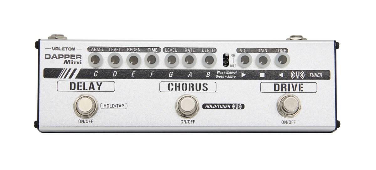 Valeton Dapper Mini multieffektpedal til guitar