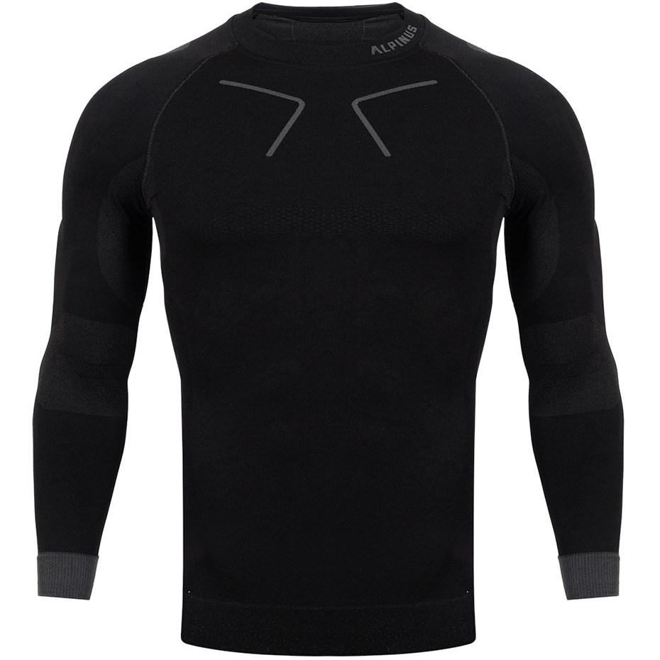 Alpinus Tactical Base Layer termoaktiv herretrøje sort/grå