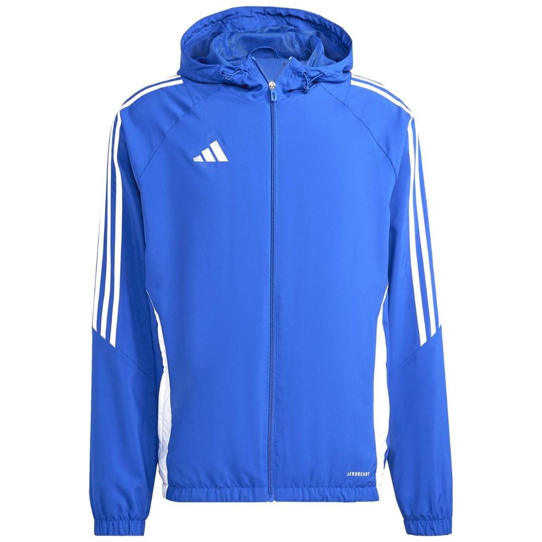 adidas Tiro 24 herrejakke blå str. L
