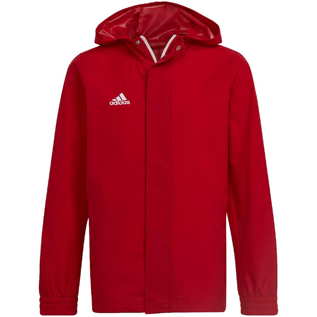 adidas Entrada 22 All-Weather børnejakke rød 176 cm