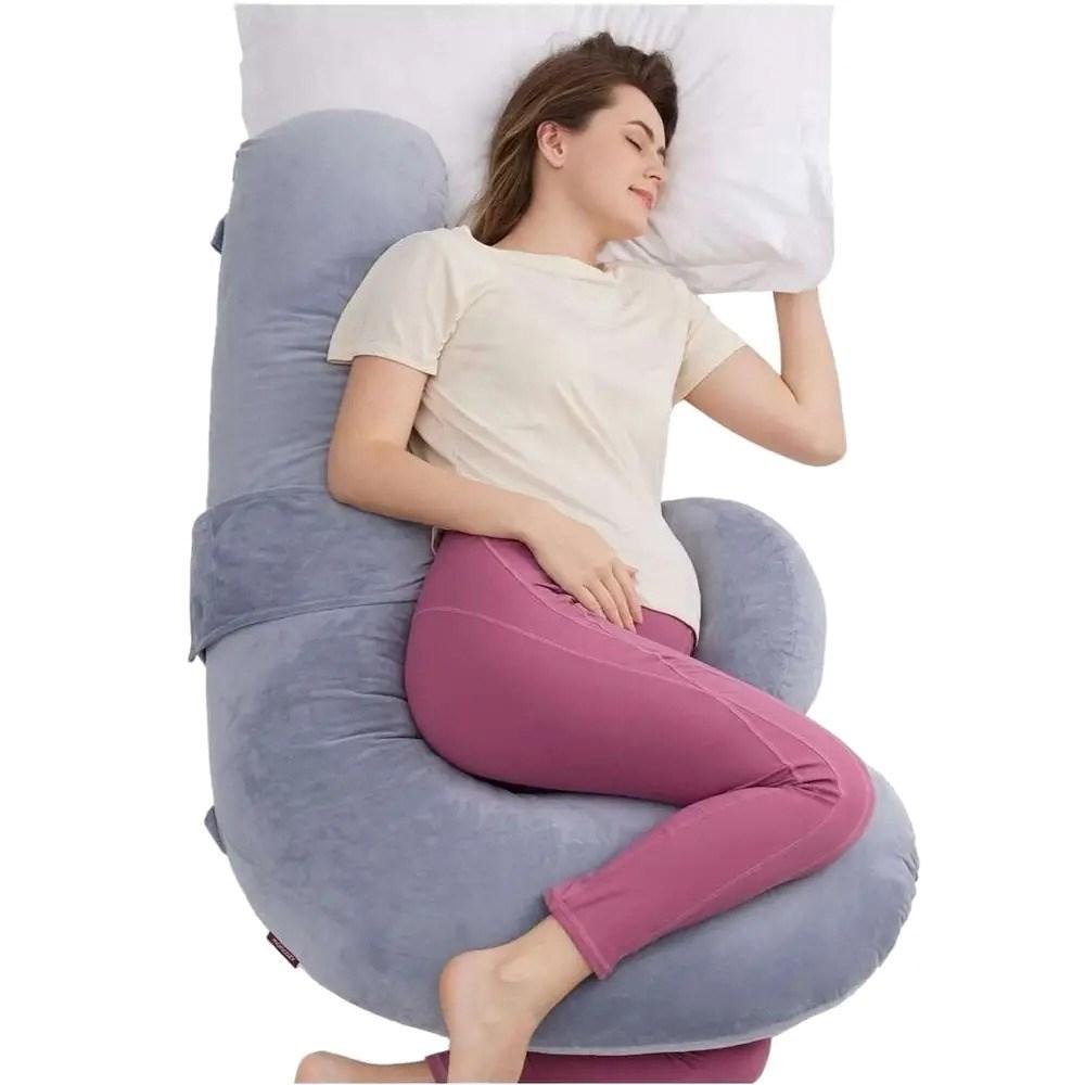 Momcozy PP007 graviditetspude F-formet grå