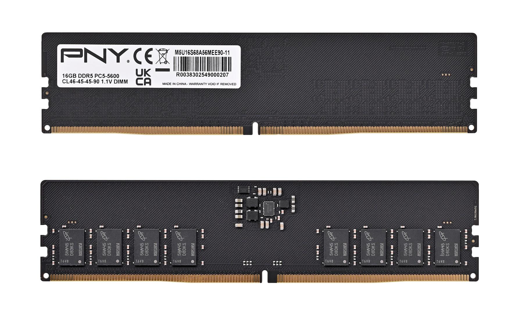 PNY Performance DDR5 5600 MHz 16 GB RAM 288-pin DIMM