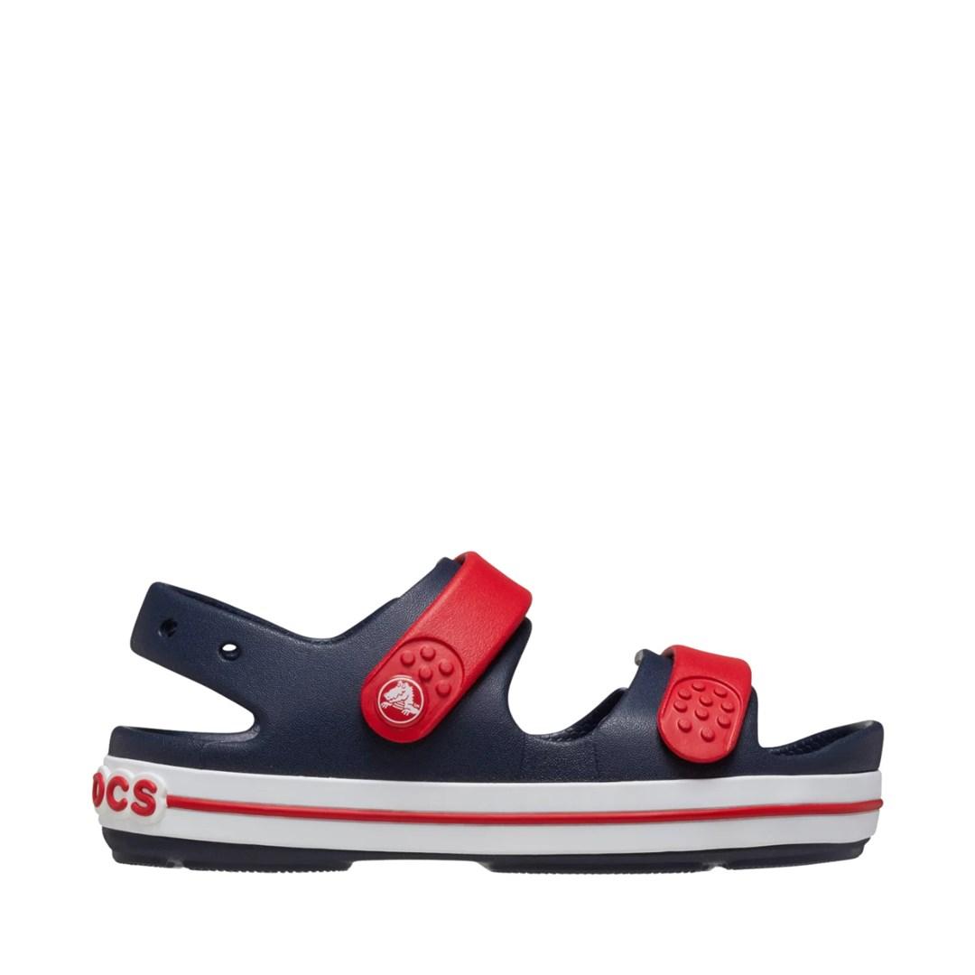 Crocs Crocband Cruiser børnesandaler navy/rød str. 32-33