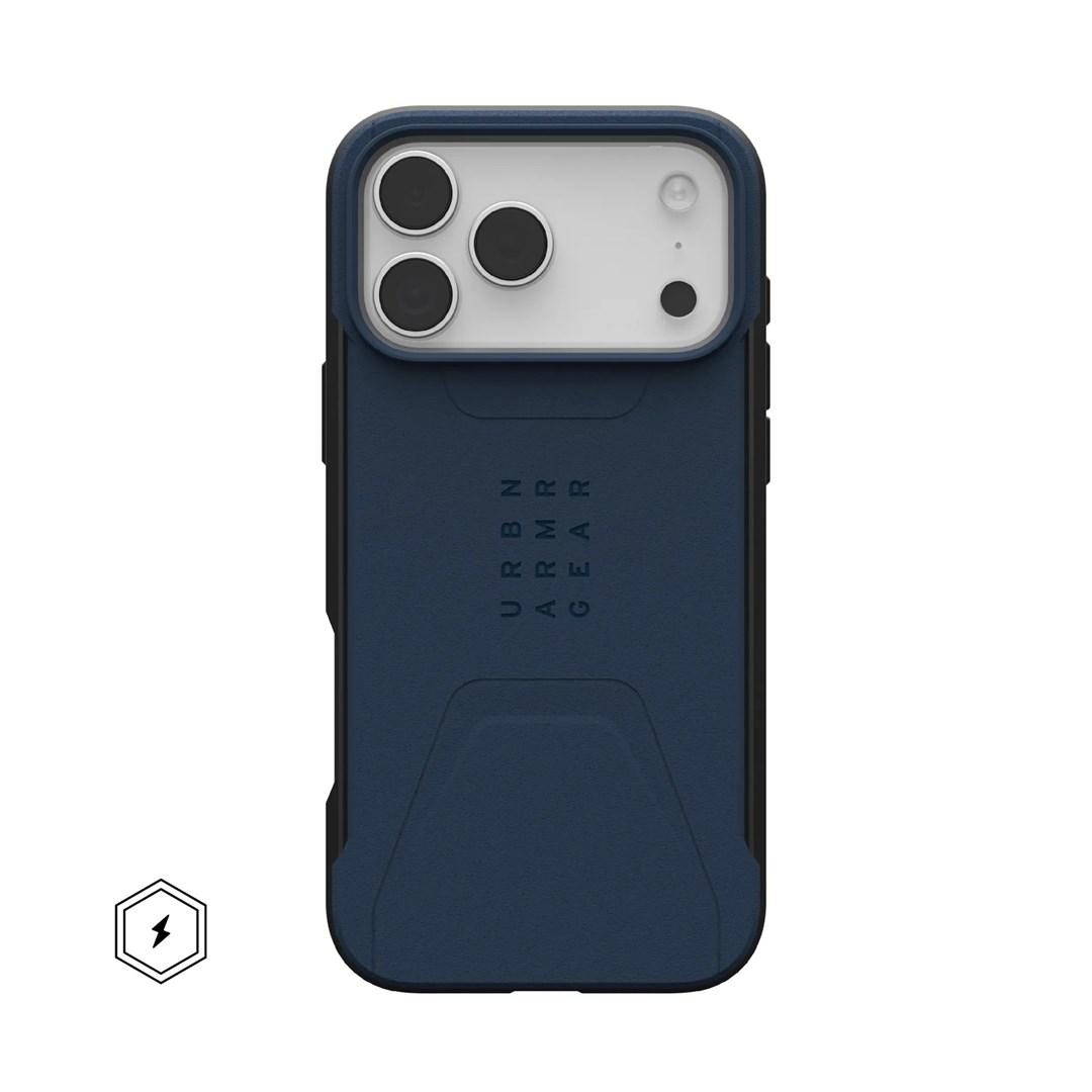Urban Armor Gear mobilcover 6,9" med MagSafe til Apple - blå