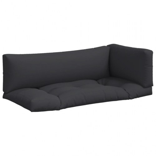Hynder til pallesofa 3 stk. sort