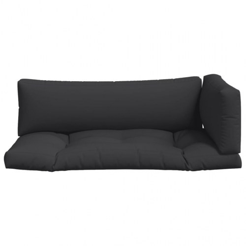 Hynder til pallesofa 3 stk. sort