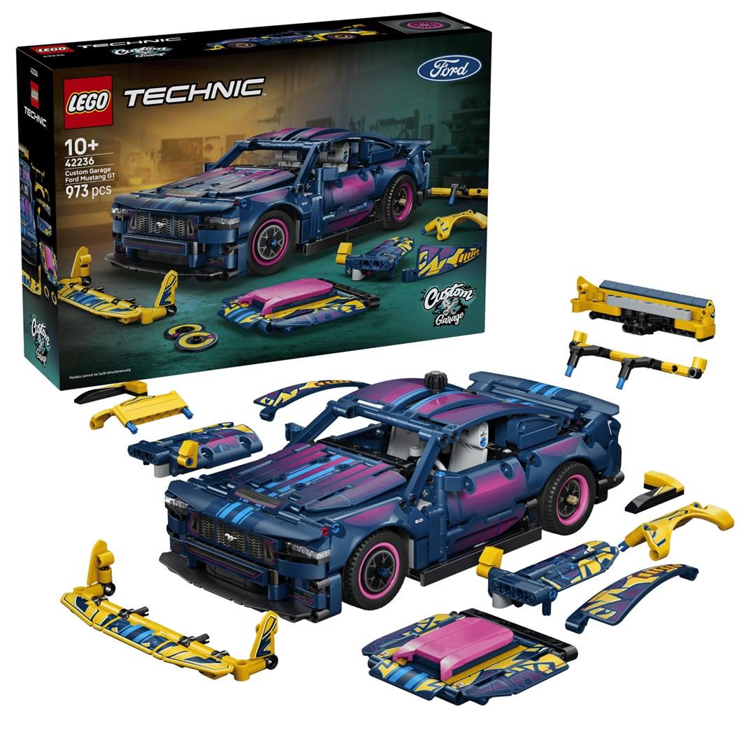 LEGO Technic 42236 Custom Garage Ford Mustang GT byggesæt