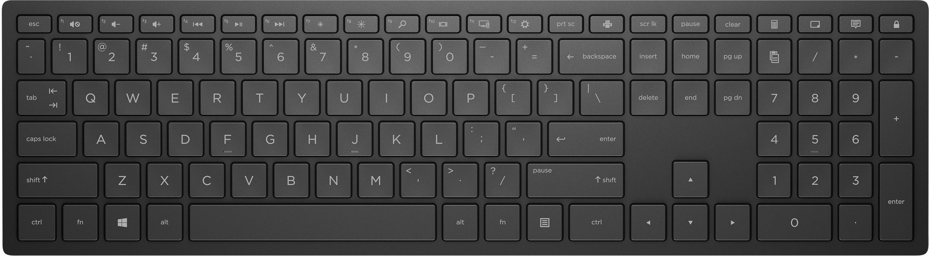 HP Pavilion 600 trådløst tastatur sort