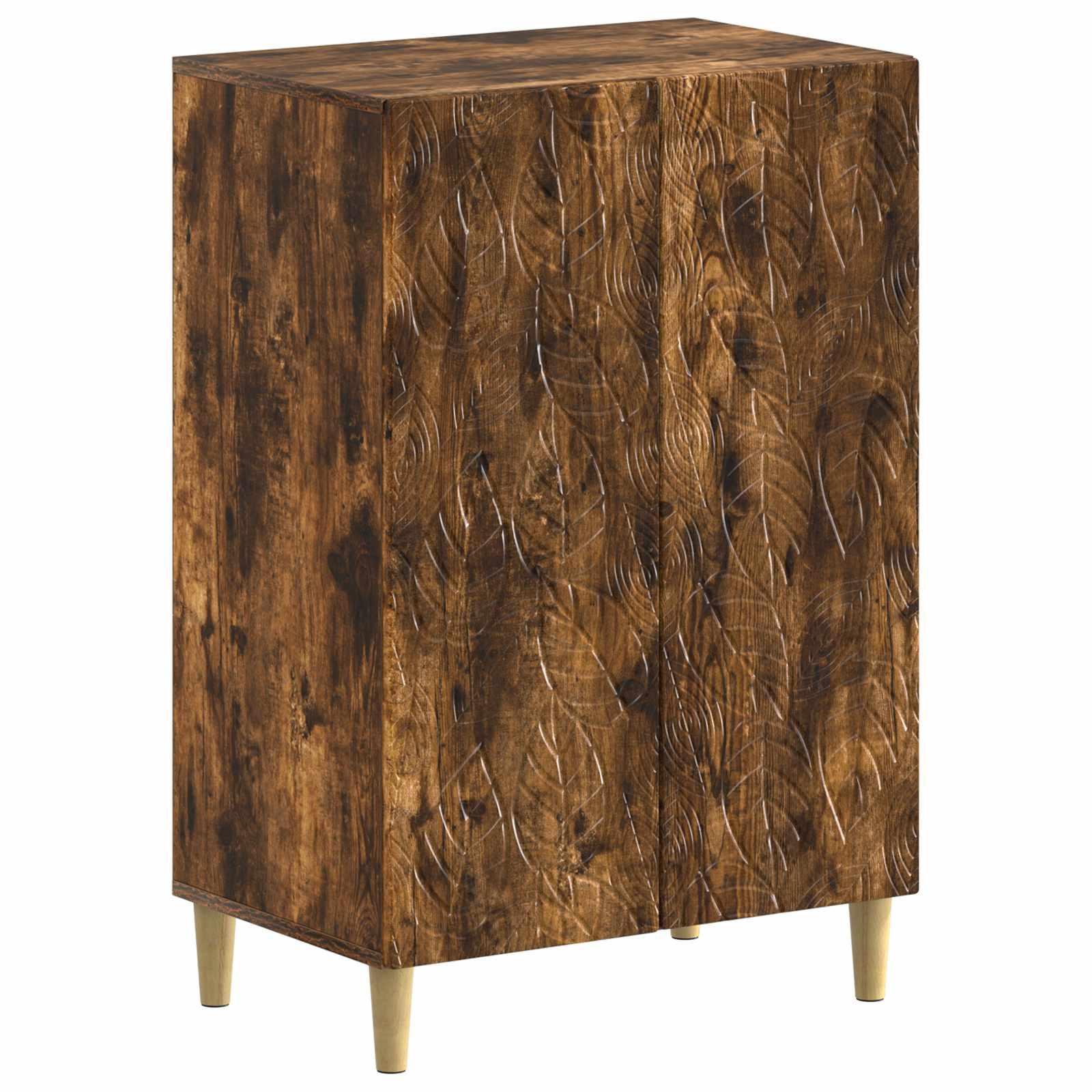 Skoskab DELFT i konstrueret træ 59,5 x 39,5 x 90 cm - røget eg