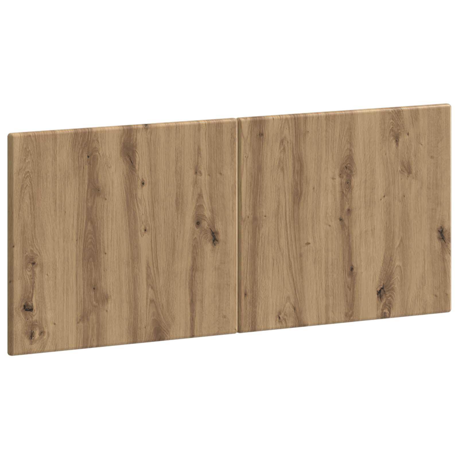 Væghængt hovedgærde BREDA i artisan-eg 120 cm