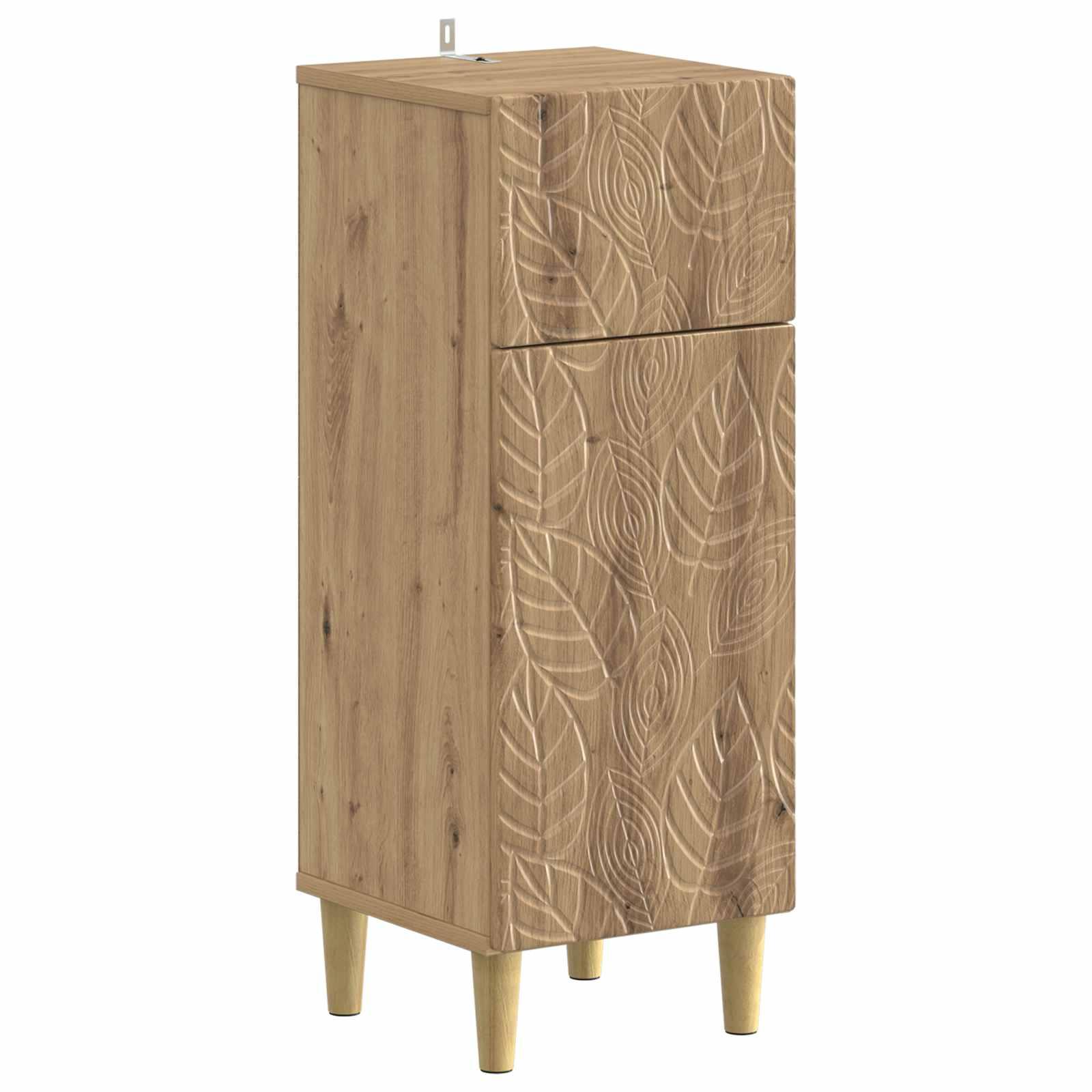 Badeværelsesskab DELFT i artisan-eg 80 x 30 x 31 cm