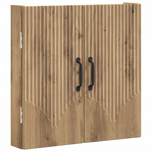 Dartskab HOORN i artisan-eg 53,5 × 52,5 × 10,5 cm