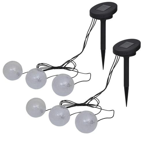 Flydende lamper 6 stk. til dam og pool LED