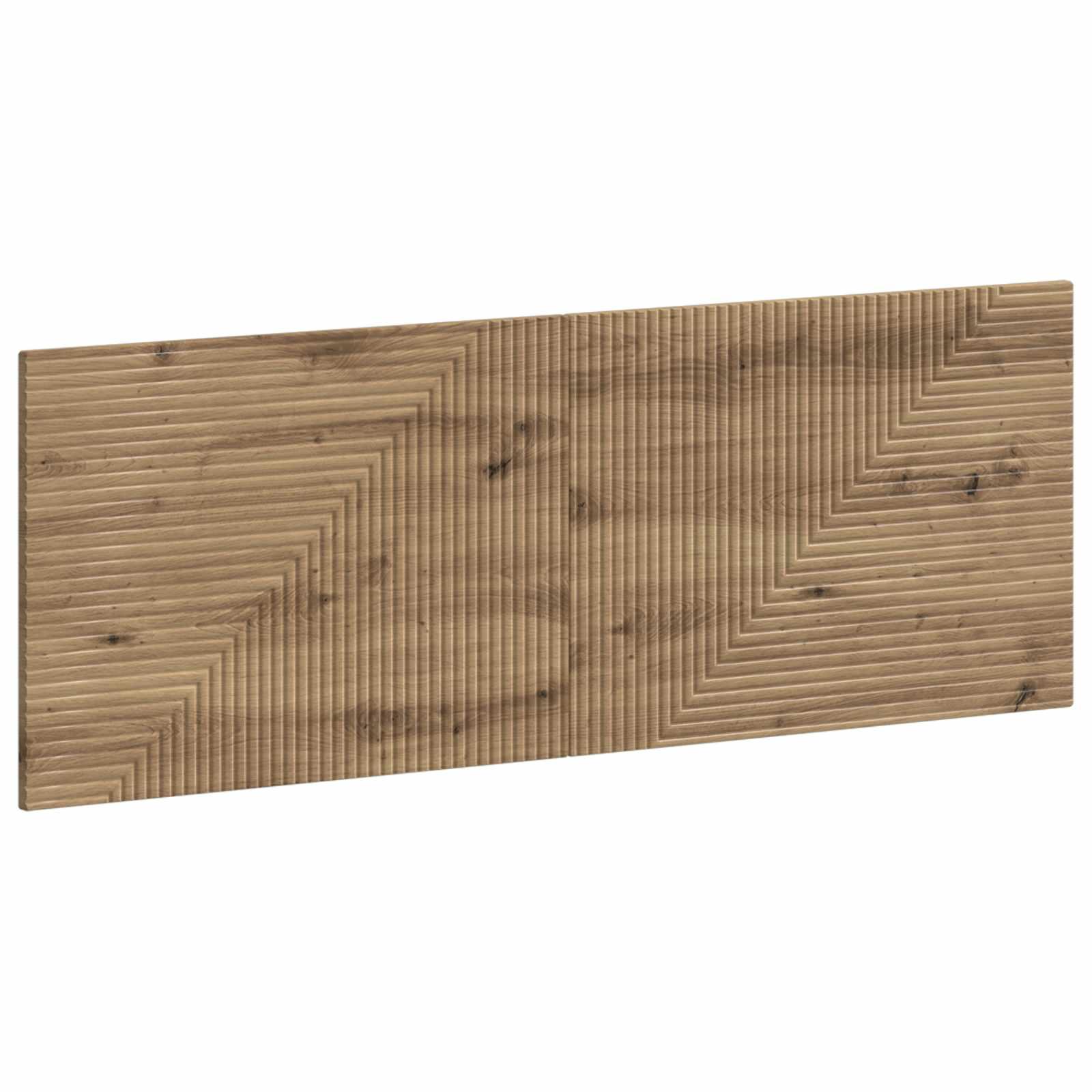 Væghængt hovedgærde HAARLEM i artisan-eg 140 cm