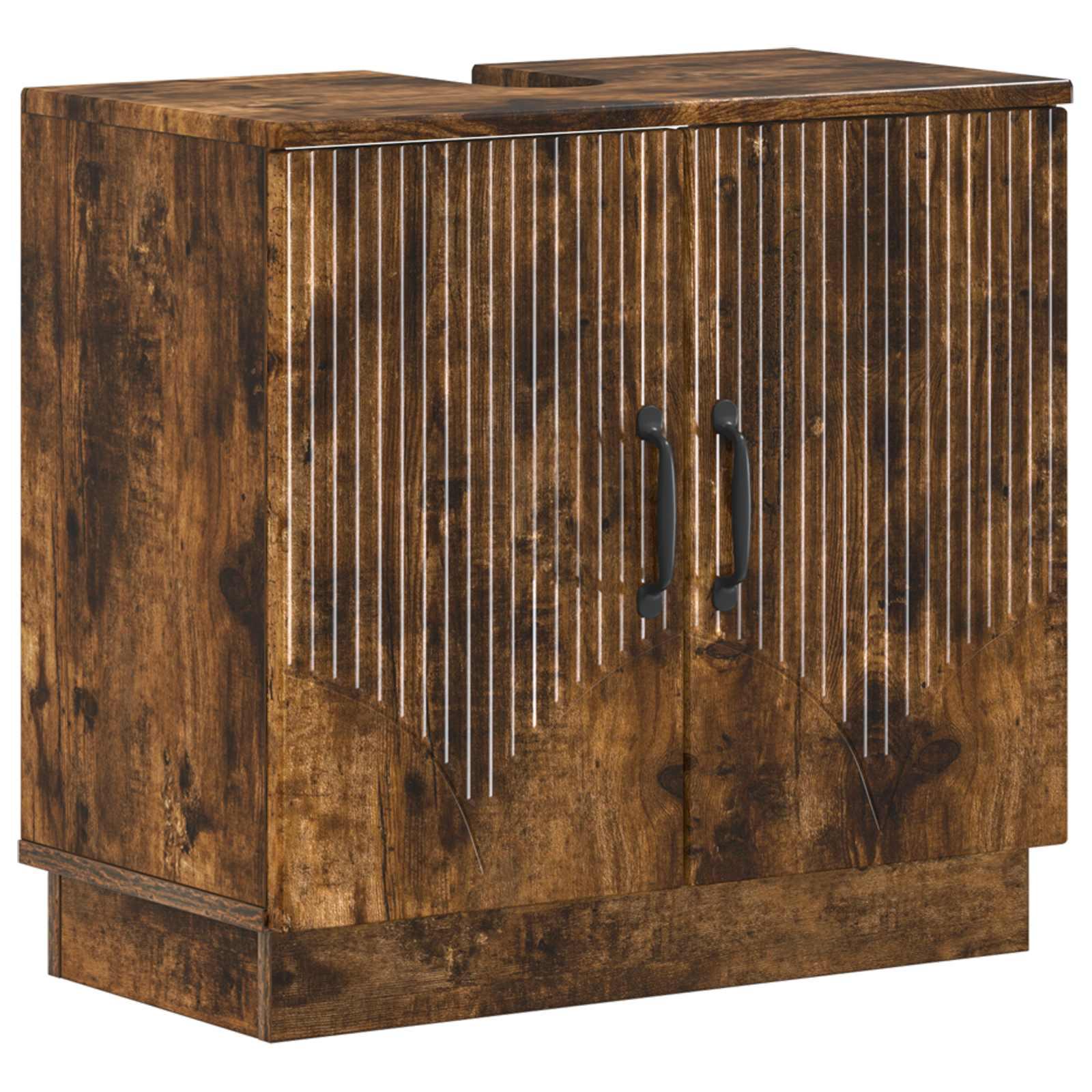 Badeværelsesskab under vask HOORN røget eg 59,5 x 31,5 x 56 cm