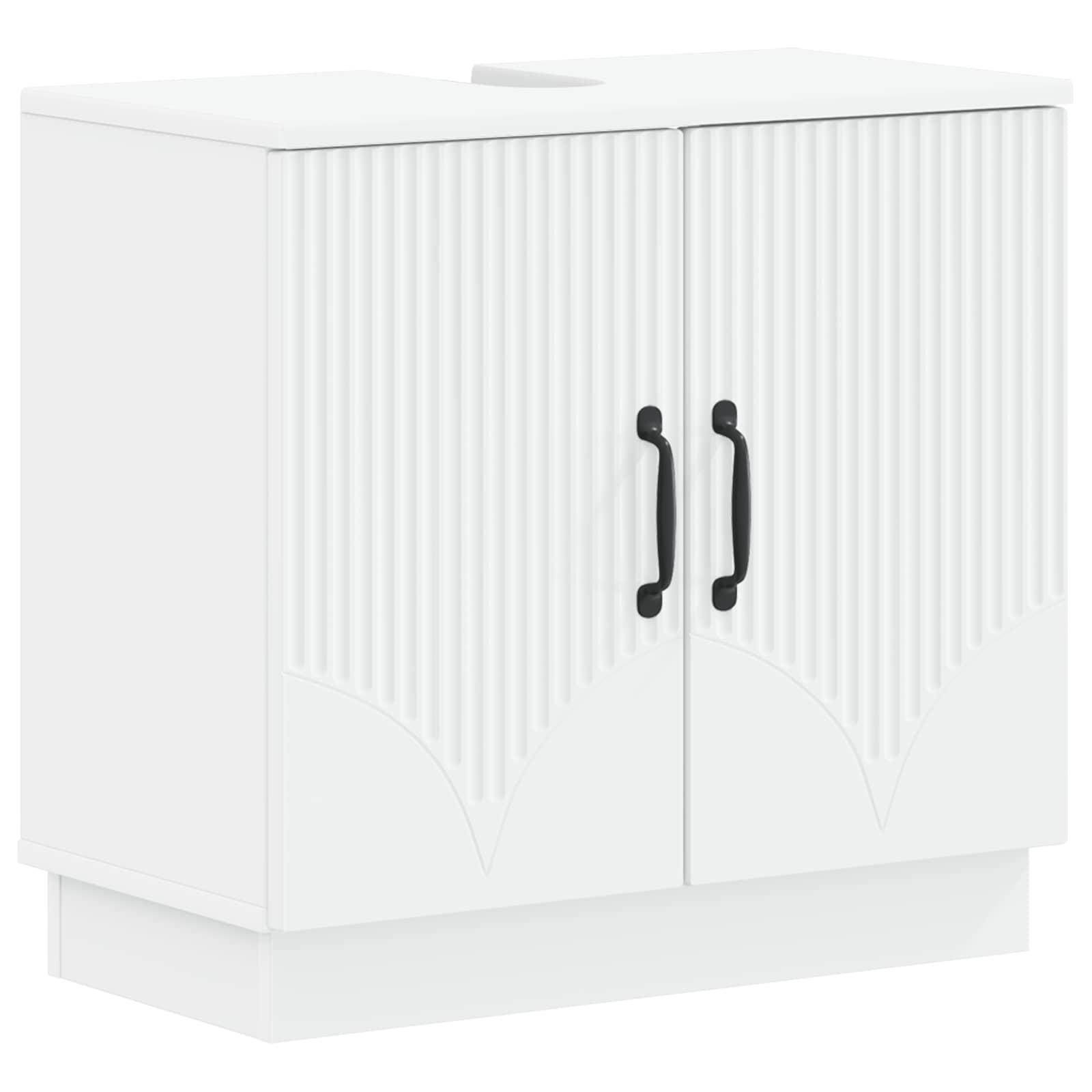 Badeværelsesunderskab HOORN hvid 59,5 x 31,5 x 56 cm