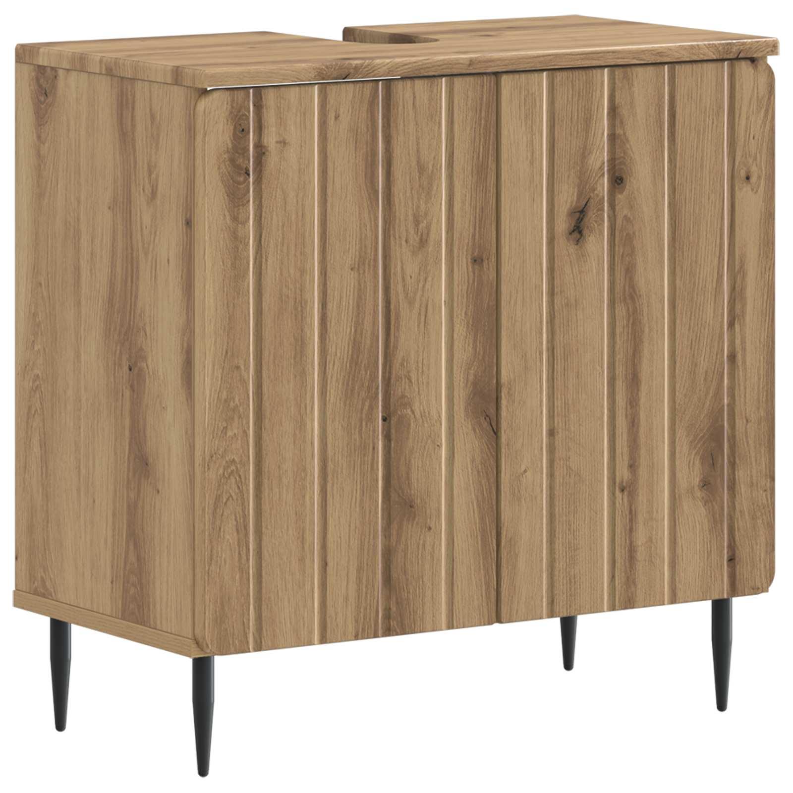 Badeværelsesskab under vask ZWOLLE artisan-eg 59,5 x 31,5 x 59 cm