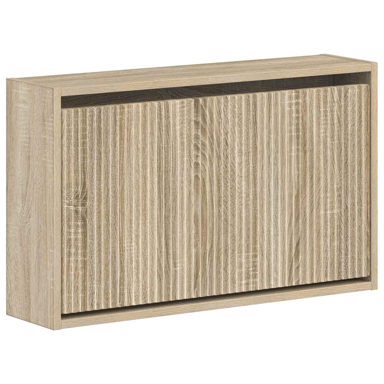 Vægmonteret skoskab ARNHEM 71 x 17 x 43 cm i sonoma-eg