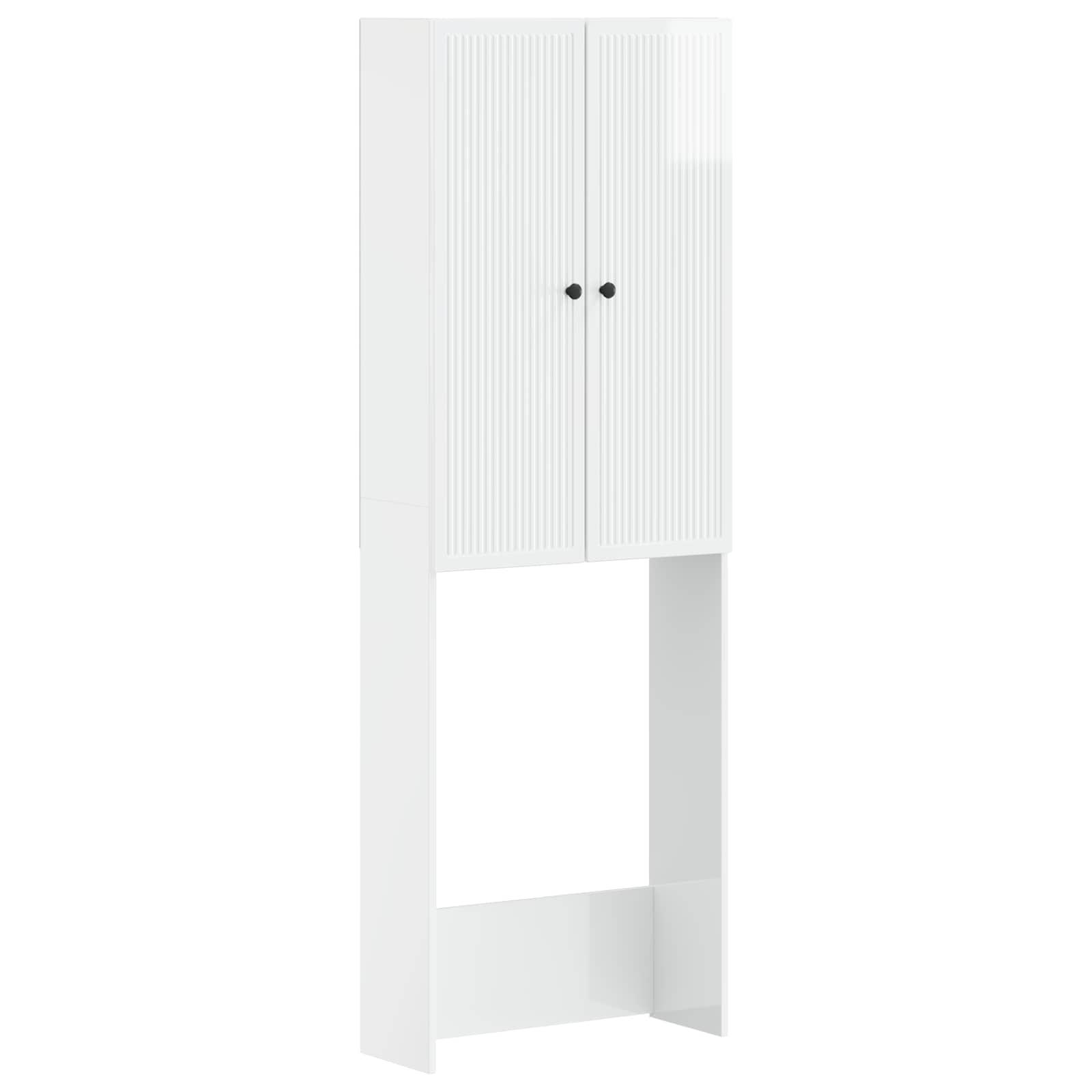 Toiletskab EDE hvid højglans 66 x 25,5 x 190 cm