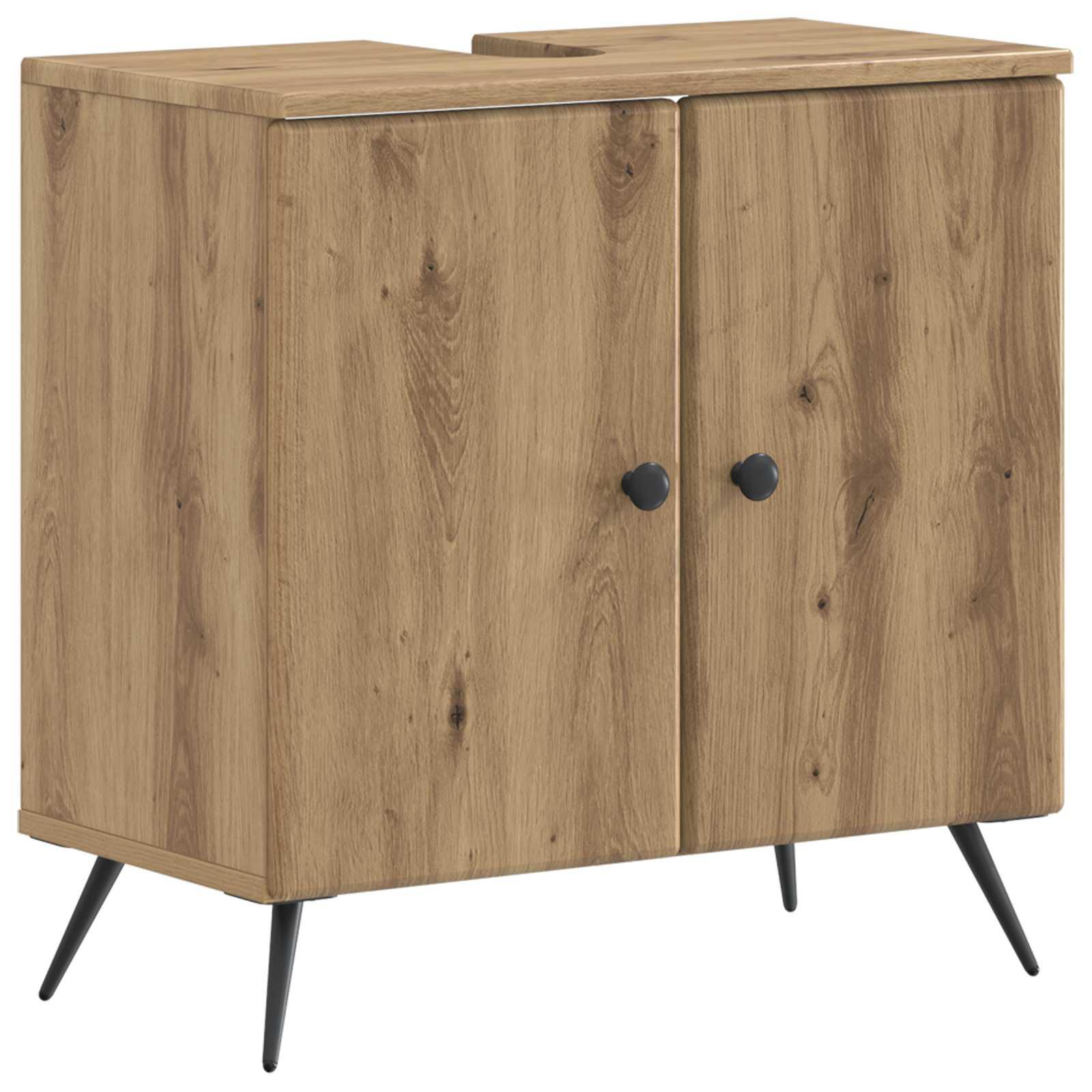 Badeværelsesskab under vask BREDA artisan-eg 59,5 x 31,5 x 59 cm