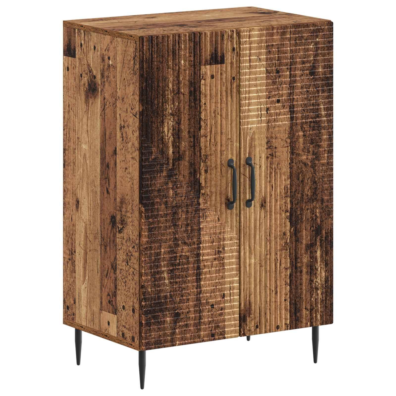 Skoskab HAARLEM i konstrueret træ 59,5 x 39,5 x 89,5 cm - gammelt træ