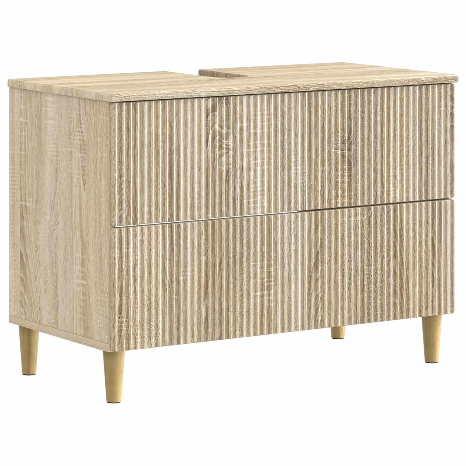 Badeværelsesskab til håndvask ARNHEM Sonoma-eg 82 x 41 x 59 cm