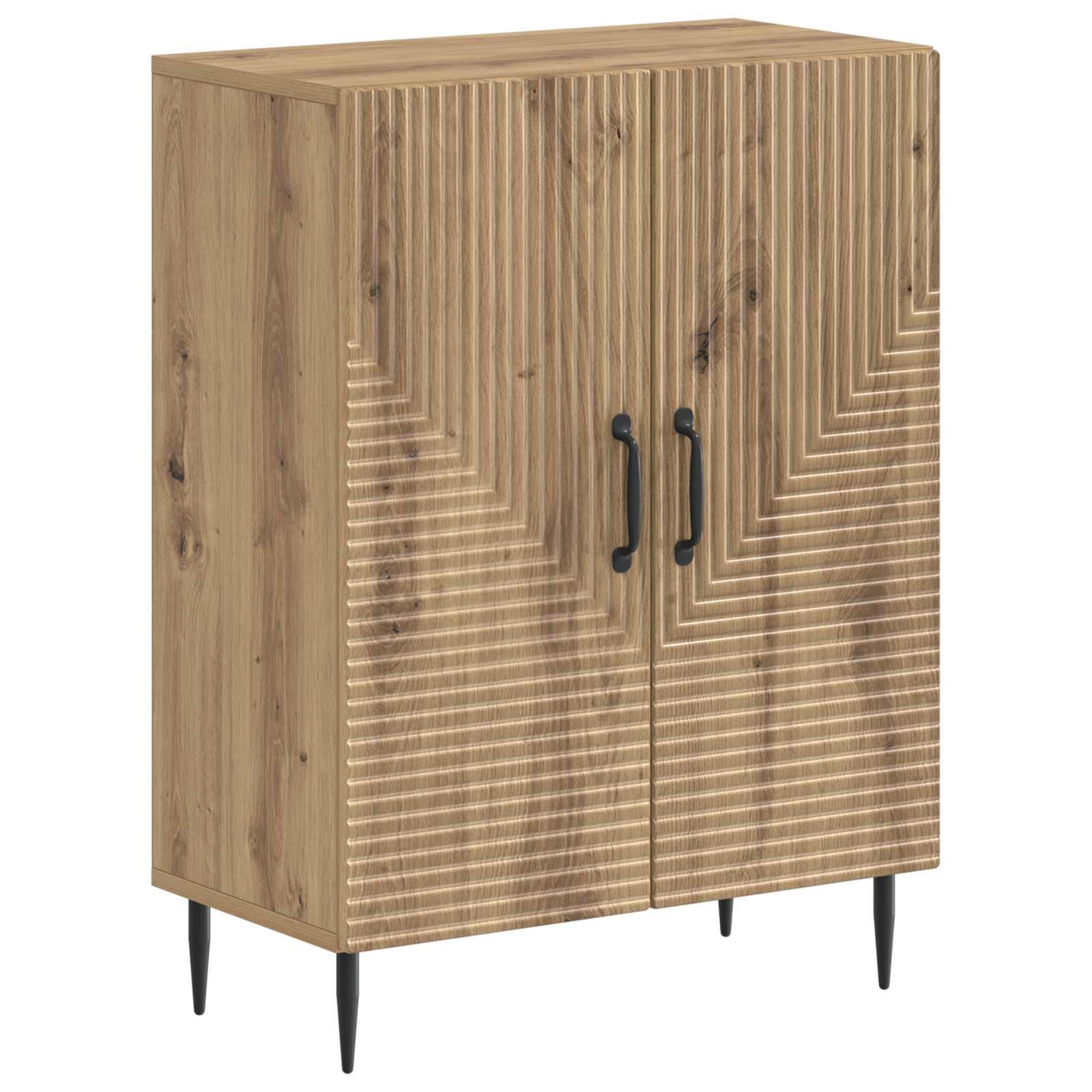 Badeværelse opbevaringsskab HAARLEM i artisan-eg 80 cm