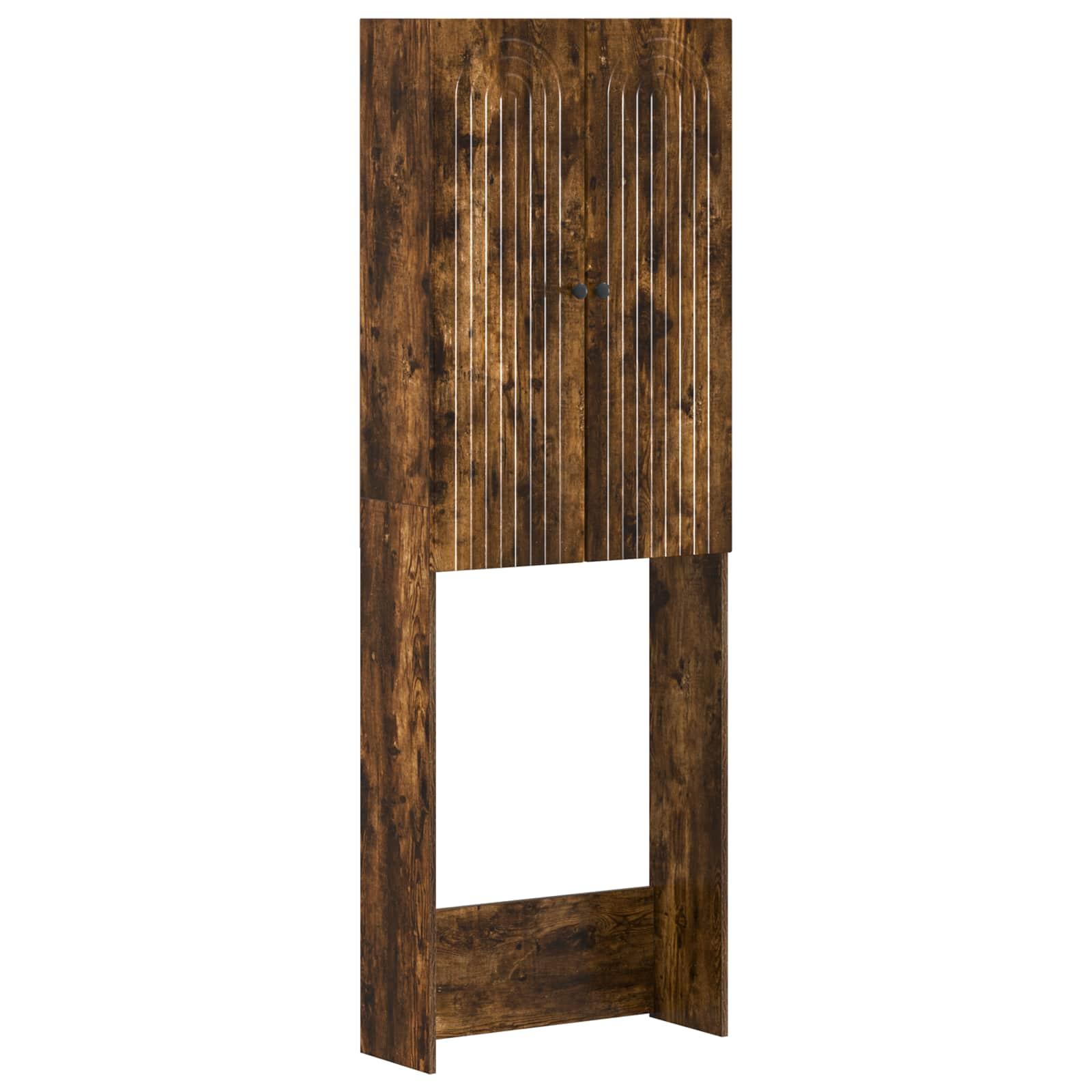 Toiletskab ALKMAAR i røget eg 66 x 25,5 x 190 cm