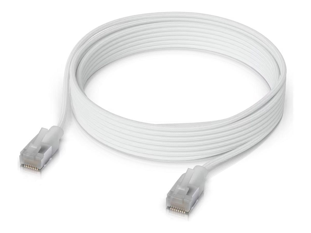 Ubiquiti UACC-Cable-Patch-EL-C6A-3M-W patchkabel 3 m CAT 6a skærmet hvid